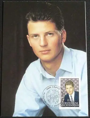 LIECHTENSTEIN 1992 Mi-Nr. 1053 Maximumkarte MK/MC 111