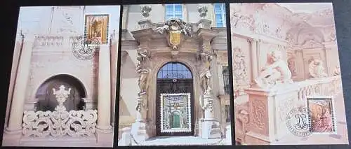 LIECHTENSTEIN 1987 Mi-Nr. 925/27 Maximumkarten MK/MC 76