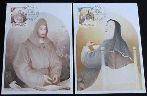 LIECHTENSTEIN 1983 Mi-Nr. 816/17 Maximumkarten MK/MC 37