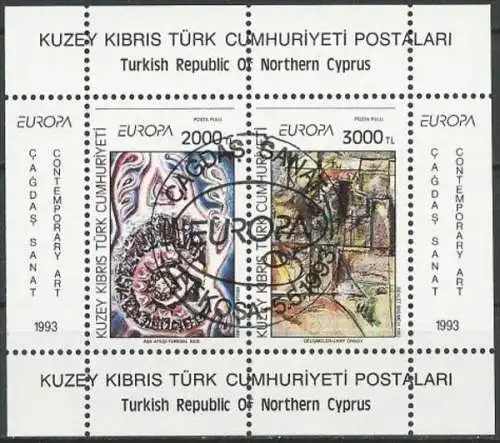 TÜRK. ZYPERN 1993 Mi-Nr. Block 12 o used