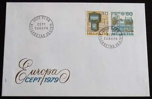 SCHWEIZ 1979 Mi-Nr. 1154/55 CEPT FDC