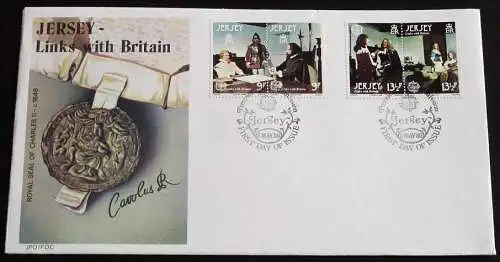 JERSEY 1980 Mi-Nr. 219/22 CEPT FDC