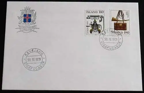 ISLAND 1979 Mi-Nr. 539/40 CEPT FDC