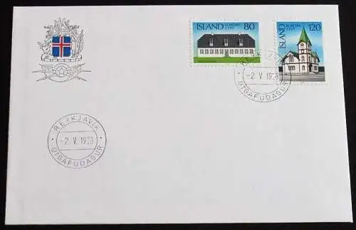 ISLAND 1978 Mi-Nr. 530/31 CEPT FDC