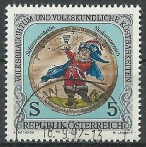 ÖSTERREICH 1992 Mi-Nr. 2073 o used - ABO-Ware