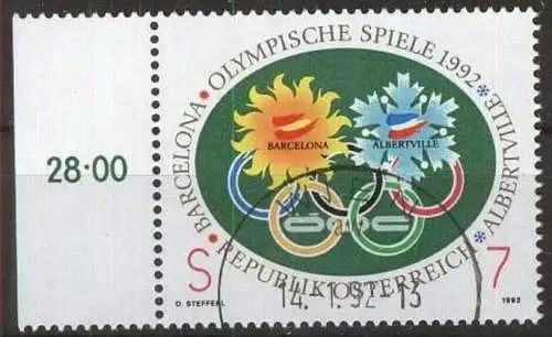 ÖSTERREICH 1992 Mi-Nr. 2048 o used - ABO-Ware