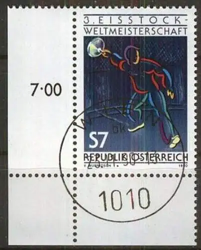 ÖSTERREICH 1990 Mi-Nr. 2010 o used Eckrand - Abo-Ware