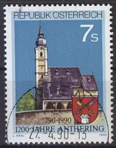 ÖSTERREICH 1990 Mi-Nr. 1986 o used - ABO-Ware