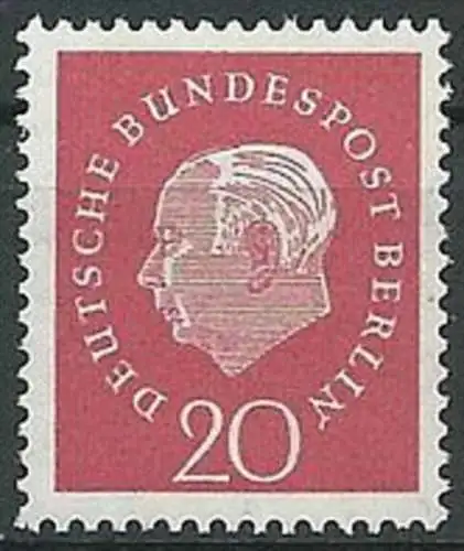 BERLIN 1959 Mi-Nr. 184 v ** MNH