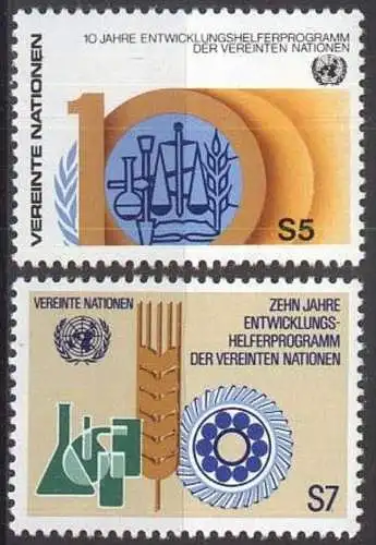 UNO WIEN 1981 Mi-Nr. 21/22 ** MNH