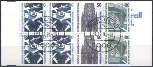 BERLIN 1989 Mi-Nr. MH 14 Markenheft/booklet o used