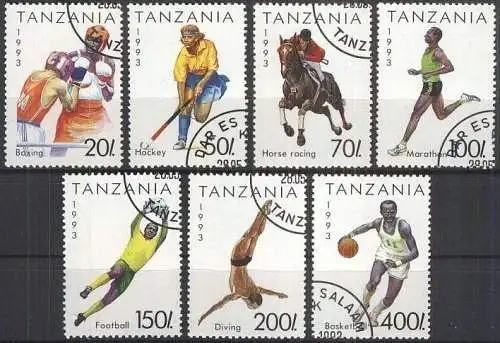 TANZANIA 1993 Mi-Nr. 1467/73 o used