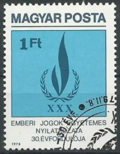 UNGARN 1979 Mi-Nr. 3334 A o used