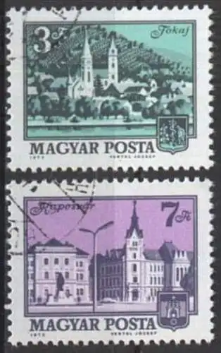 UNGARN 1973 Mi-Nr. 2874/75 A o used