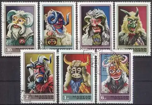 UNGARN 1973 Mi-Nr. 2838/44 A o used