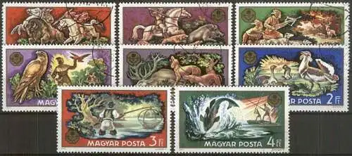 UNGARN 1971 Mi-Nr. 2664/71 A o used