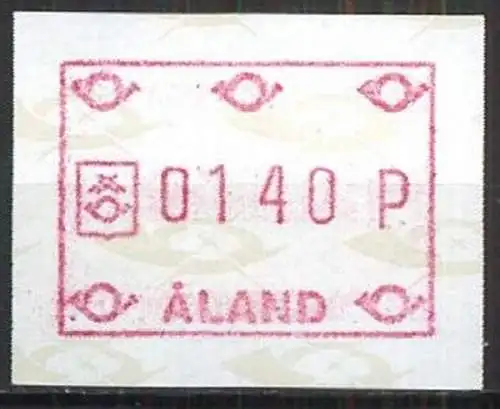 ALAND 1988 Mi-Nr. ATM 2 Automatenmarke ** MNH