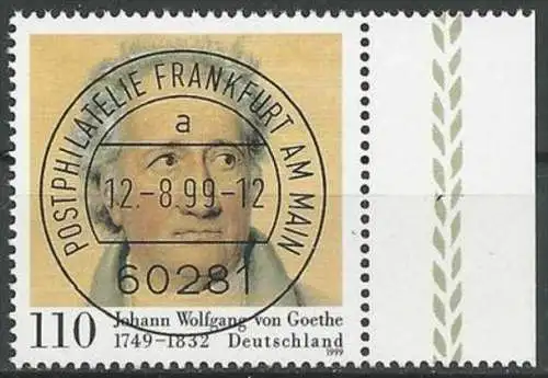 DEUTSCHLAND 1999 Mi-Nr. 2073 o used - aus Abo