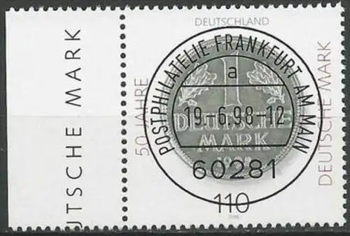 DEUTSCHLAND 1998 Mi-Nr. 1996 o used - aus Abo