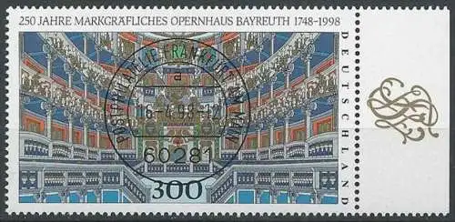 DEUTSCHLAND 1998 Mi-Nr. 1983 o used - aus Abo