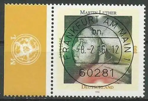 DEUTSCHLAND 1996 Mi-Nr. 1841 o used - aus Abo