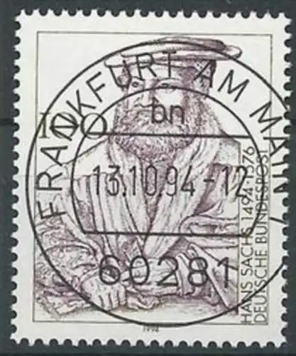 DEUTSCHLAND 1994 Mi-Nr. 1763 o used - aus Abo