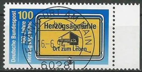 DEUTSCHLAND 1994 Mi-Nr. 1740 o used - aus Abo
