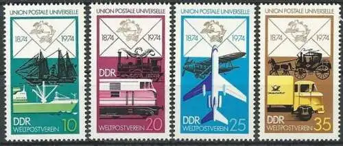 DDR 1974 Mi-Nr. 1984/87 ** MNH