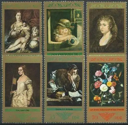 DDR 1973 Mi-Nr. 1892/97 ** MNH