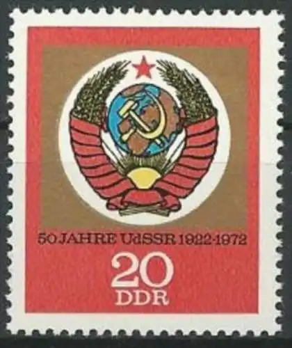 DDR 1972 Mi-Nr. 1813 ** MNH