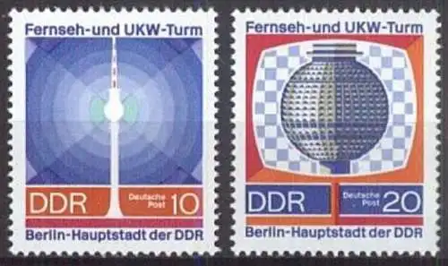 DDR 1969 Mi-Nr. 1509/10 ** MNH