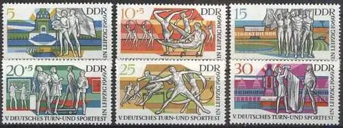 DDR 1969 Mi-Nr. 1483/88 ** MNH