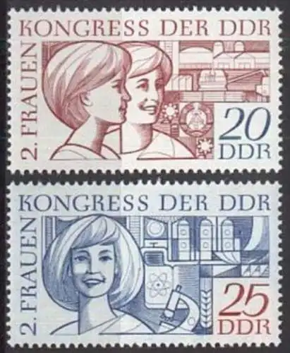 DDR 1969 Mi-Nr. 1474/75 ** MNH