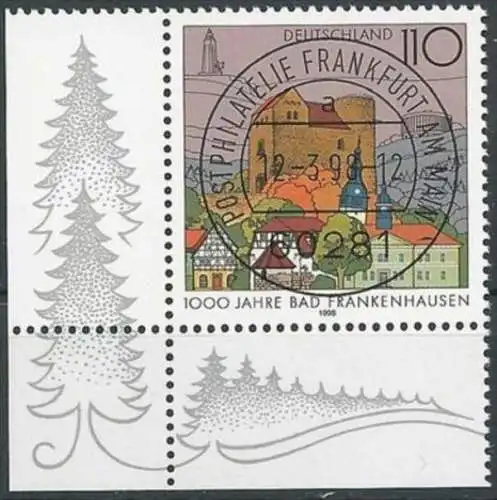 DEUTSCHLAND 1998 Mi-Nr. 1978 Eckrand o used - aus Abo