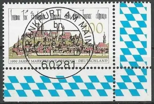 DEUTSCHLAND 1996 Mi-Nr. 1856 Eckrand o used - aus Abo