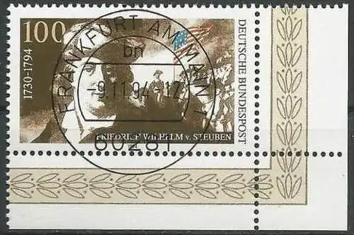 DEUTSCHLAND 1994 Mi-Nr. 1766 Eckrand o used - aus Abo