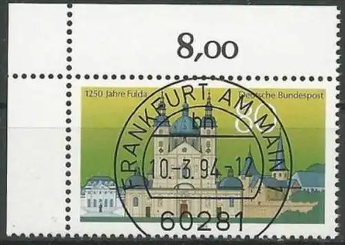 DEUTSCHLAND 1994 Mi-Nr. 1722 Eckrand o used - aus Abo