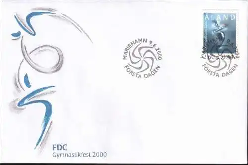 ALAND 2000 Mi-Nr. 176  FDC