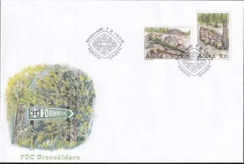 ALAND 1999 Mi-Nr. 153/54  FDC