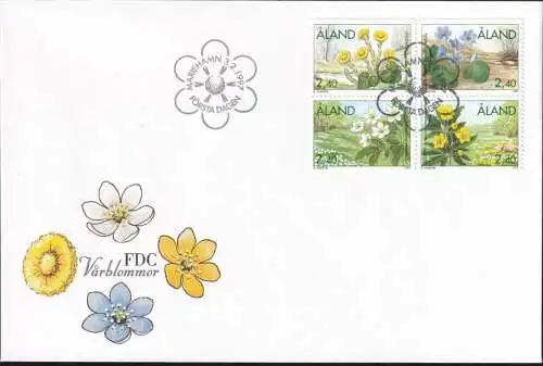 ALAND 1997 Mi-Nr. 120/23  FDC