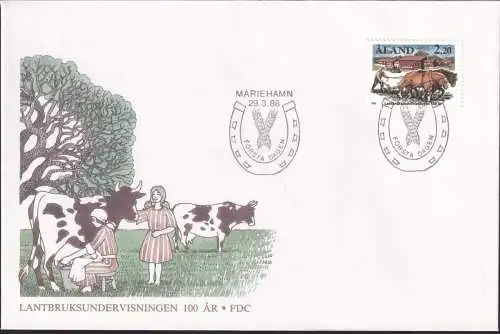 ALAND 1988 Mi-Nr. 27  FDC