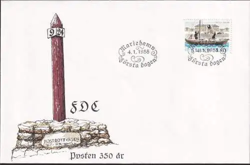 ALAND 1988 Mi-Nr. 26  FDC