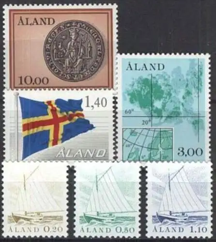 ALAND 1984 Mi-Nr. 1/6 ** MNH