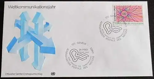 UNO GENF 1983 Mi-Nr. 111 FDC