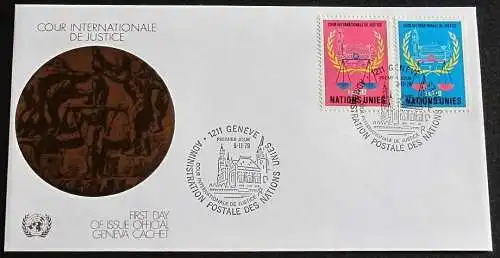 UNO GENF 1979 Mi-Nr. 86/87 FDC