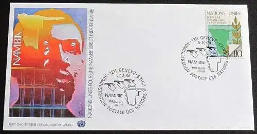 UNO GENF 1979 Mi-Nr. 85 FDC