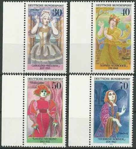 DEUTSCHLAND 1976 Mi-Nr. 908/11 ** MNH