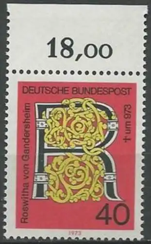 DEUTSCHLAND 1973 Mi-Nr. 770 ** MNH