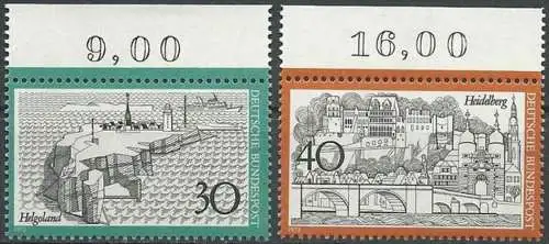 DEUTSCHLAND 1972 Mi-Nr. 746/47 ** MNH