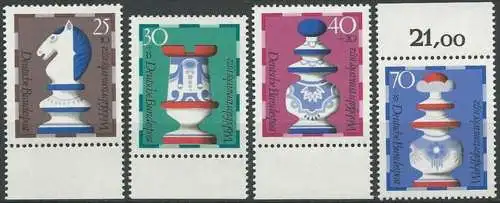 DEUTSCHLAND 1972 Mi-Nr. 742/45 ** MNH